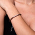 Or rose 18 carats | Bracelet Gala Pavé de Cristaux | Blanc